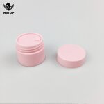 Small Plastic Cream Jars Factory - 5g-20g Empty Pink Skin Care Lip