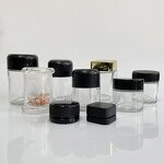 Luxury Concentrate Glass Jars Supplier - 3ml-9ml Extraction Mini Round