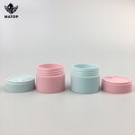 Plastic Cream Jar Factory - Colorful with Lids Pink 5g-50g Jar