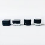 Square Concentrate Jar Supplier - Wholesale Black White Childproof Lid