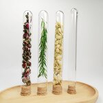 Plastic Vials Supplier - 125mm Test Tubes Plastic with Cork Stopper