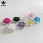 Mini Plastic Clear Jar Factory - Wholesale in stock 3g-10g for Face Cream