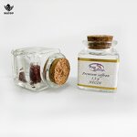 Mini Saffron Container Factory - Round 1g-5g Seal Glass Bottles Metal Caps