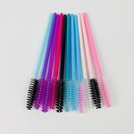 Eyelash Brush Tool Supplier - Eye Makeup Brushes Black Pink Purple Applicator