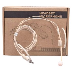 Wireless Microphone Bodypack Factory - High Quality Beige Skin with Headset