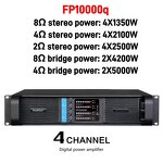 Digital Power Amplifier Manufacturer - FP10000Q High-Power 4-Channel 41300W