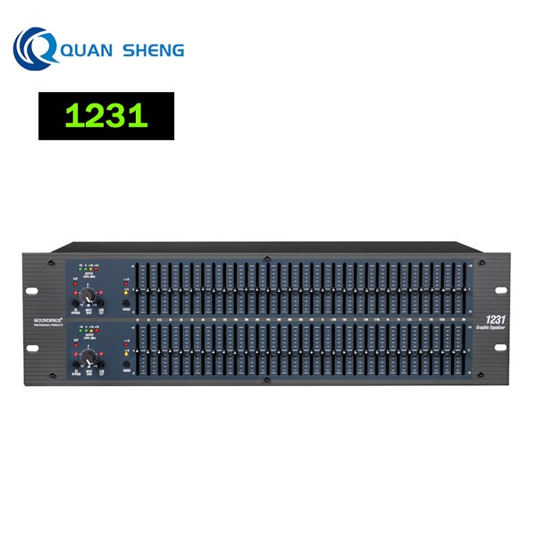 Audio Equalizer Manufacturer - Dbx 1231 Dual Channel 31 Band Karaoke