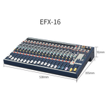 16-Channel Audio Mixer Factory - EFX16 Professional with Lexico Digital