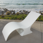 Pool Lounger Manufacturer - OEM Ledge Outdoor Modern Fiberglass Low Back Foldable Durable Hotels Poolside