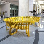 Multi Seat Bench Factory - OEM Durable Stainless Steel with Backrest for Outdoor Public Spaces Resistant