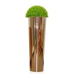 Stainless Steel Vase Factory - OEM 304 Cylindrical Tall Custom Sizes Parks Hospitals Airports Commercial