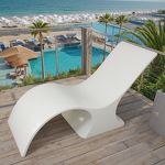 Pool Lounger Manufacturer - OEM Ledge Outdoor Modern Fiberglass Low Back Foldable Durable Hotels Poolside