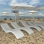 Sunbed Chair Factory - OEM Modern Outdoor Furniture Factory Fiberglass Waterproof Colorproof Plastic Pool