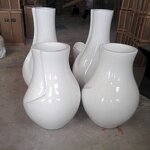Fiberglass Pots Manufacturer - OEM RUYA Elegant Design for Interior Decoration