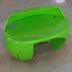 Reception Desk Supplier - OEM Customizable Contemporary Checkout Counter Lockers Durable Resin Oval