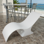 Pool Lounger Manufacturer - OEM Ledge Outdoor Modern Fiberglass Low Back Foldable Durable Hotels Poolside