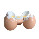 Garden Furniture Set Manufacturer - OEM Creative Egg Shell Pato Unique Fiberglass for Dining Coffee Table