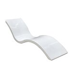 Outdoor Pool Lounger Supplier - OEM RUYA 30cm Depth Fiberglass Chaise with UV Protection Waterproof