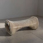 Parametric Seating Supplier - OEM Sustainable Customizable Handcrafted Plywood Artistic for Lobby Office