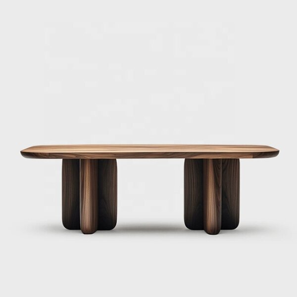 Dining Table Manufacturer - OEM Italian Minimalist Solid Wood Walnut Desk for Home Office