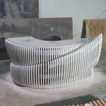 Reception Desk Factory - OEM Custom Modern Design Solid Wood for Hotels Schools Commercial Lobby Storage