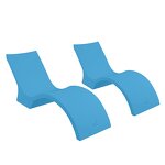 Swimming Pool Lounge Chair Factory - OEM Durable Waterproof Fiberglass Recliner for Outdoor Garden Patio Beach