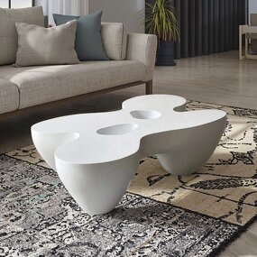 Coffee Table Factory - OEM Modern Luxury FRP Artistic Carved for Villa Hotel Lobby