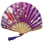Chinese Japanese Hand Fan Supplier - Personalized Pattern Vintage Flower