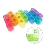Portable Pill Storage Supplier - Custom Logo Weekly Pill Box 7 Days