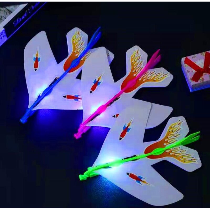 Slingshot Catapults Supplier - LED Light Airplane Launcher Outdoor Toy