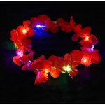 Hawaiian Leis Headband Factory - LED Light up Floral Wedding Artificial