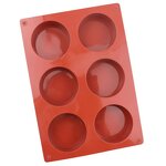 Silicone Cake Mold Supplier - 6 Hole Round Cylinder Shape DIY Soap
