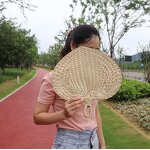 Natural Raffia Hand Fan Factory - Boho-Style Handcraft Home Art Weave