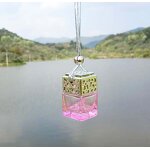 Car Diffuser Bottle Factory - 8ml Colorful Empty square Glass Essential