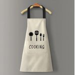 Kitchen Apron Supplier - Women Men Household Wipeable Waterproof Oil