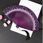 Welding Silk Folding Fan Manufacturer - Custom Printed Color Changing Fashion