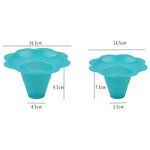 Shaved Ice Cup Factory - Wholesale 4oz 8oz Snow Cone Flower Cups