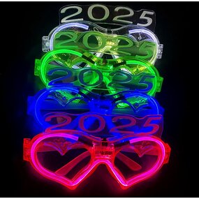 EL LED Glasses Factory - Party Supplies Number 2025 Glowing Heart Light