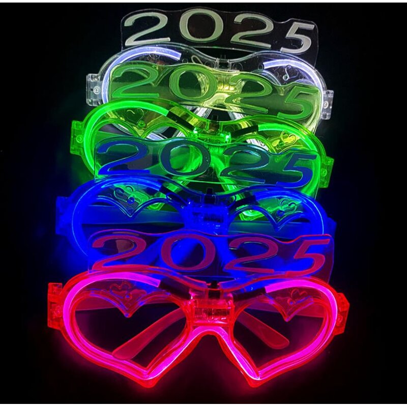 EL LED Glasses Factory - Party Supplies Number 2025 Glowing Heart Light