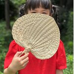 Natural Raffia Hand Fan Factory - Boho-Style Handcraft Home Art Weave