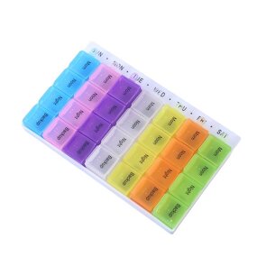 Monthly Pill Box Supplier - Am/pm Pill Organizer 7 Days 28 Compartments