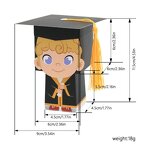 Cap-shaped Candy Box Supplier - Lovely Girl Boy Graduation Favor Party