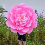 Chinese Flower Umbrella Factory - DH876 Performance Multi-Layer 3D Peony