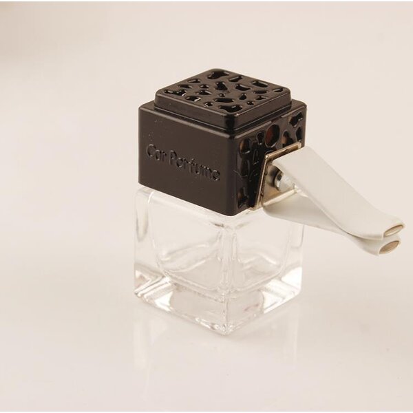 Transparent Perfume Bottle Supplier - 8ml Square Vent Clip Empty Car