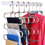 S-Type Pants Hanger Factory - Stainless Steel Clothes Organizer for