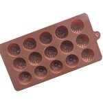 Flower Shaped Chocolate Mold Factory - 15 Cavity Different Style DIY
