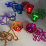 Flashing Shot Glasses Manufacturer - Happy New Years Eve Light up Necklaces
