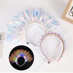 LED Headband Supplier - Light up Glowing Hair Band Laser Hair Hoop