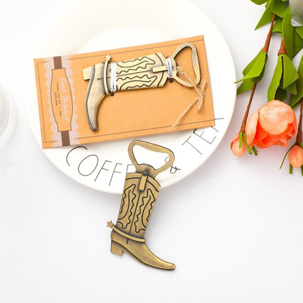 Cowboy Boot Bottle Opener Factory - Wedding Gifts Guests Favors Flat
