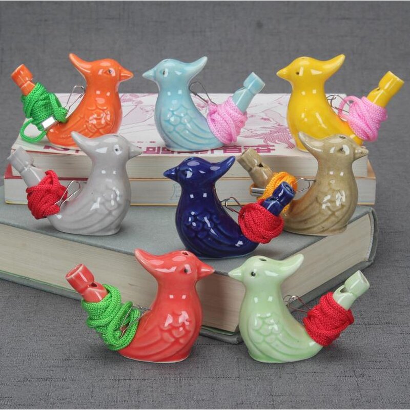 Ceramic Water Bird Whistle Supplier - Colorful Funny Sound Cartoon Children